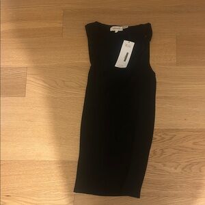 Akris Punto Black Sleeveless Sheath Midi Dress